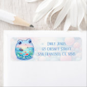 Whimsical Animal Jars - Kikker- Retour Adres Label (Insitu)