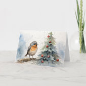 Whimsical Animals Christmas Kaart (Voorkant)