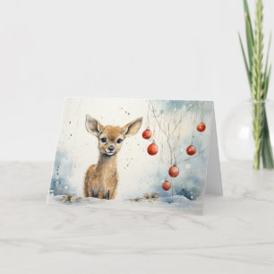 Whimsical Animals Christmas Kaart