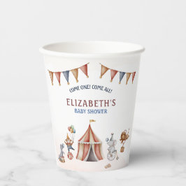 Whimsical Animals Circus Party Baby shower Papieren Bekers