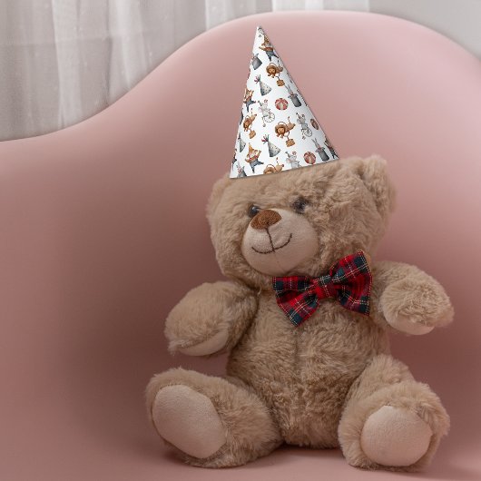 Whimsical Animals Circus Verjaardagsfeest Feesthoedjes