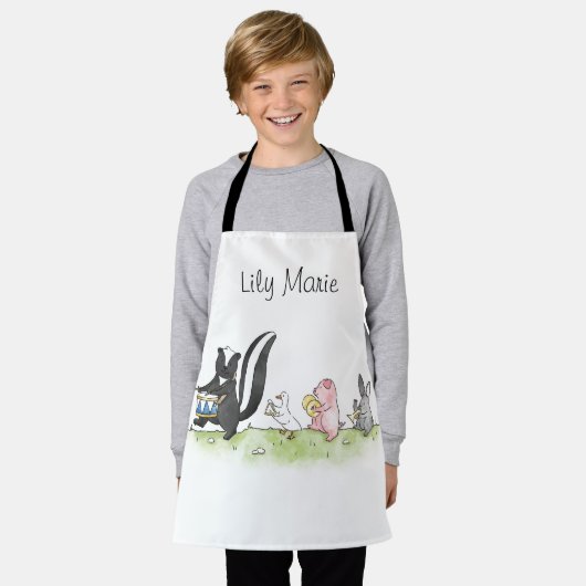 Whimsical Animals Marching Band Personated Schort (Gedragen)