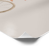 Whimsical Animals on Bicycle Nursery Wall art  Perfect Poster (Hoek)