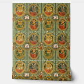 Whimsical animals reading books  wallpaper behang (Afrollen)