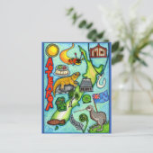 Whimsical Aotearoa Briefkaart (Staand voorkant)