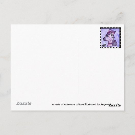 Whimsical Aotearoa Briefkaart (Achterkant)