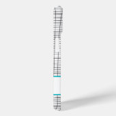 Whimsical Aqua Blue Gepersonaliseerde Panda Case-Mate iPhone Case (Achterkant / Rechts)