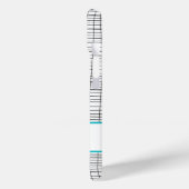 Whimsical Aqua Blue Gepersonaliseerde Panda Case-Mate iPhone Case (Achterkant / Links)