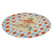 Whimsical Argyle  Cook Snijplank (Hoek)