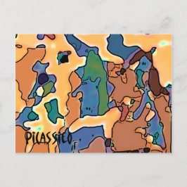 Whimsical Art Animal Boerderij Post Card van PiCas Briefkaart