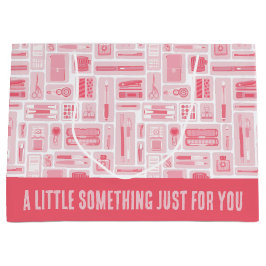 Whimsical Art levert roze patroon creatief Groot Cadeauzakje