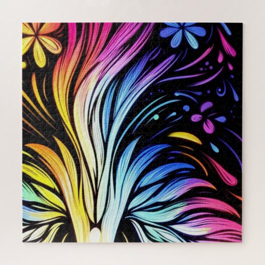 Whimsical Art on a Large 20x20" 676 piece Legpuzzel (Horizontaal)