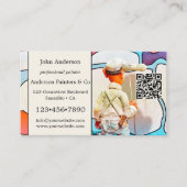 Whimsical Artistic Painter Visitekaartje (Voorkant)