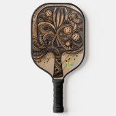 Whimsical artistiek ontwerp op Pickleball Board Paddle (Voorkant)