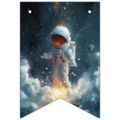 Whimsical Astronaut Bunting Vlaggen Vlaggetjes (Tweede vlag)