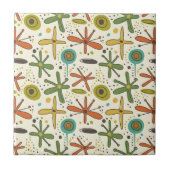Whimsical Atomic Era Naadloos Patroon #7 ID1224 Tegeltje (Voorkant)