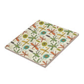 Whimsical Atomic Era Naadloos Patroon #7 ID1224 Tegeltje (Zijkant)