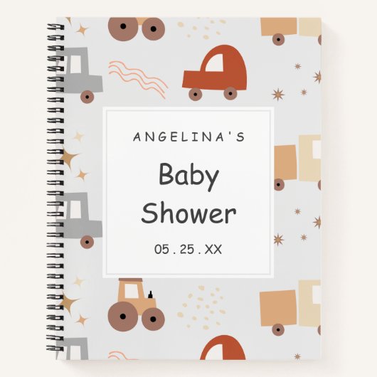 Whimsical Auto Boho Notitieboek (Voorkant)