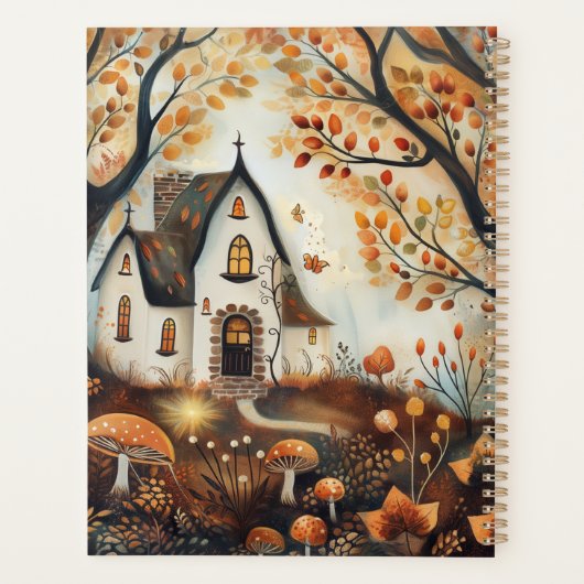 Whimsical Autumn Cottage Planner (Achterkant)