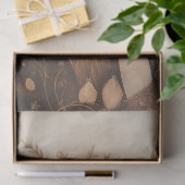 Whimsical Autumn Fairy met Bloemen Kroon Decoupage Tissuepapier (Geschenk)