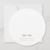 Whimsical Autumn Floral Bouquet Vrijgezellenfeest Kaart (Achterkant)