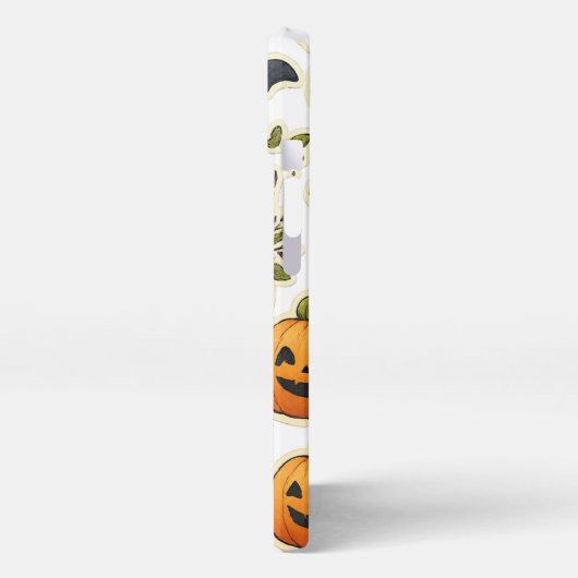 Whimsical Autumn Halloween Cat iPhone Case – Schat iPhone Hoesje (Linkerkant)