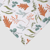 Whimsical Autumn Leaves Pattern Tissuepapier (Detail)