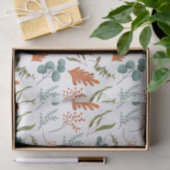 Whimsical Autumn Leaves Pattern Tissuepapier (Geschenk)