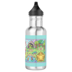 Whimsical Avonturenkaart Fantasie School Fles