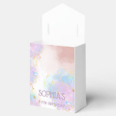 Whimsical axolotl kids birthday bedankdoosjes (Geopend)