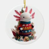 Whimsical Axolotl Lovers Keramisch Ornament (Voorkant)