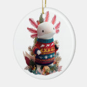 Whimsical Axolotl Lovers Keramisch Ornament (Links)