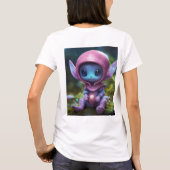 Whimsical Baby Alien - Een surrealistisch droomlan T-shirt (Achterkant)