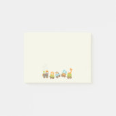 Whimsical Baby Animals Speelgoed Train Post-it® Notes (Voorkant)