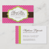 Whimsical Baby Boutique Visitekaartjes (Voorkant / Achterkant)