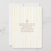 Whimsical Baby Brunch Baby Shower Girl Kaart (Achterkant)