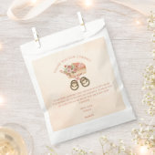 Whimsical Baby Carriage Thank you Bedankzakje (Geknipt)