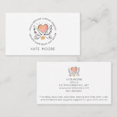 Whimsical Baby Doula Geboortecoach Visitekaartje (Voorkant / Achterkant)