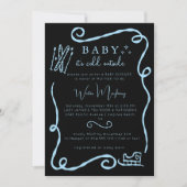 Whimsical Baby Het is koud buiten Baby shower Kaart (Voorkant)