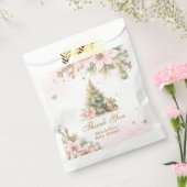 Whimsical Baby is koud buiten pastel bedankt Bedankzakje (Gezegeld)