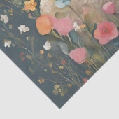 Whimsical Baby Lamb in de bloementuin Tissuepapier (Detail)