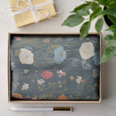 Whimsical Baby Lamb in de bloementuin Tissuepapier (Geschenk)