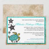 Whimsical BABY Shower Invitations Kaart (Voorkant / Achterkant)
