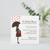 Whimsical Baby shower nodigt uit Kaart (Staand voorkant)