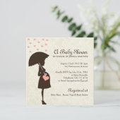 Whimsical Baby shower nodigt uit Kaart (Staand voorkant)