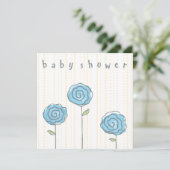 Whimsical Baby shower Uitnodiging Sjabloon (Staand voorkant)