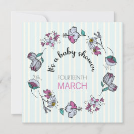 Whimsical Baby shower Uitnodiging Sjabloon