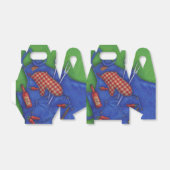 Whimsical Backyard BBQ Bedankdoosjes (Uitgevouwen)