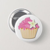 WHIMSICAL BAKERY CUPCAKE PIN RONDE BUTTON 5,7 CM (Voorkant /achterkant)
