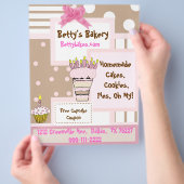 Whimsical Bakery Flyer (Hand)